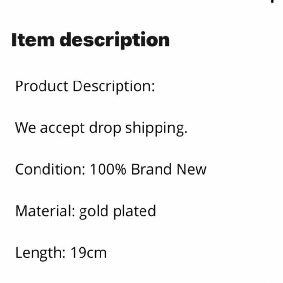 Gold Plated 18K Chain Link Bracelet Matching Ring Set - Picture 7 of 7